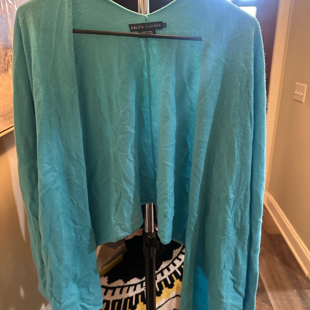 Ralph Lauren Aqua Cashmere Sweater